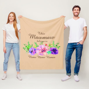 Couverture Polaire Ajouter ou modifier des noms - Cette Mawmaw appart