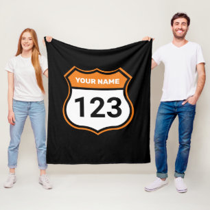 Couverture Polaire Ajouter un nom votre numéro Racing Identification