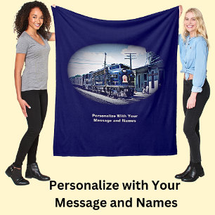 Couverture Polaire Ajouter votre message et vos noms, Moteur de train