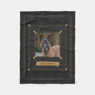 Couverture Polaire Ajoutez votre photo Malinois - berger belge