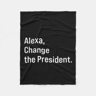 Couverture Polaire Alexa, Changer Le Président Anti Trump Drôle