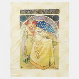 Couverture Polaire Alfons Mucha Princezna 1911 Hyacinta