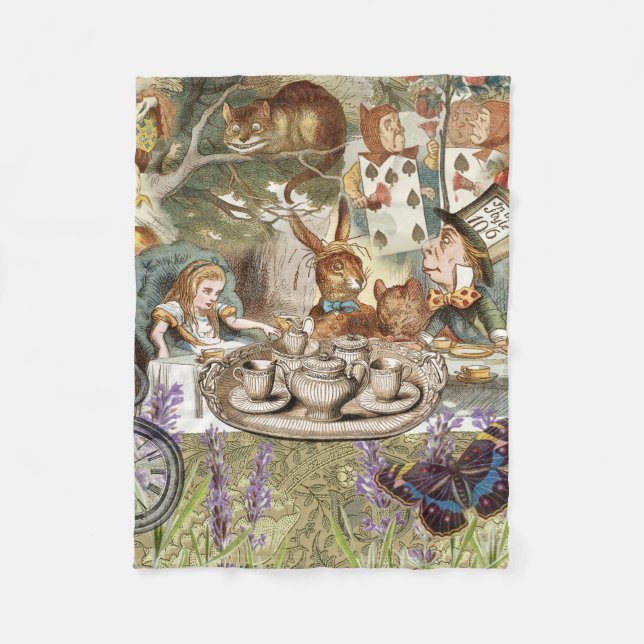 Couverture Polaire Alice au pays des merveilles (Devant)