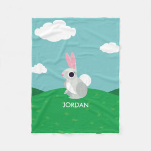 Couverture Polaire Alice le lapin