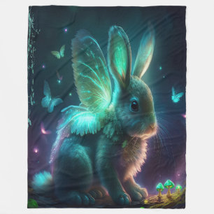Couverture Polaire Alien Bunny