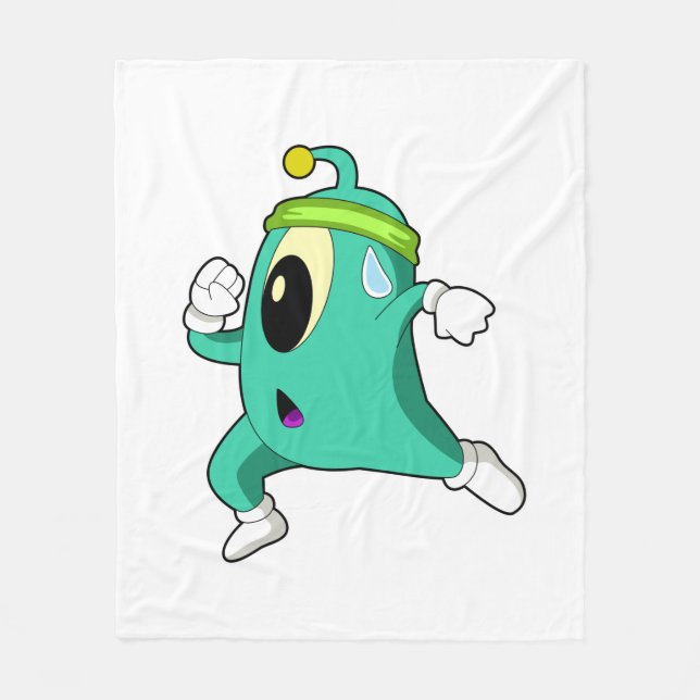 Couverture Polaire Alien en tant que coureur (Devant)