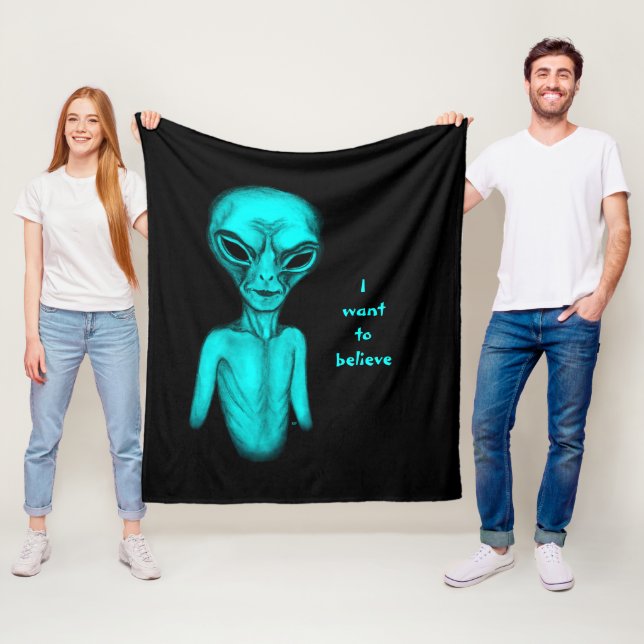 Couverture Polaire Alien, je veux croire (En situation)