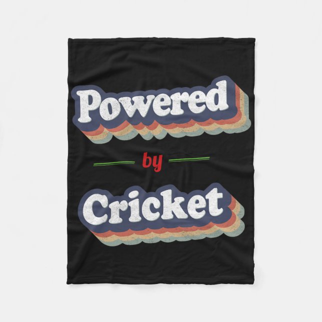 Couverture Polaire Alimenté par Cricket  (Devant)