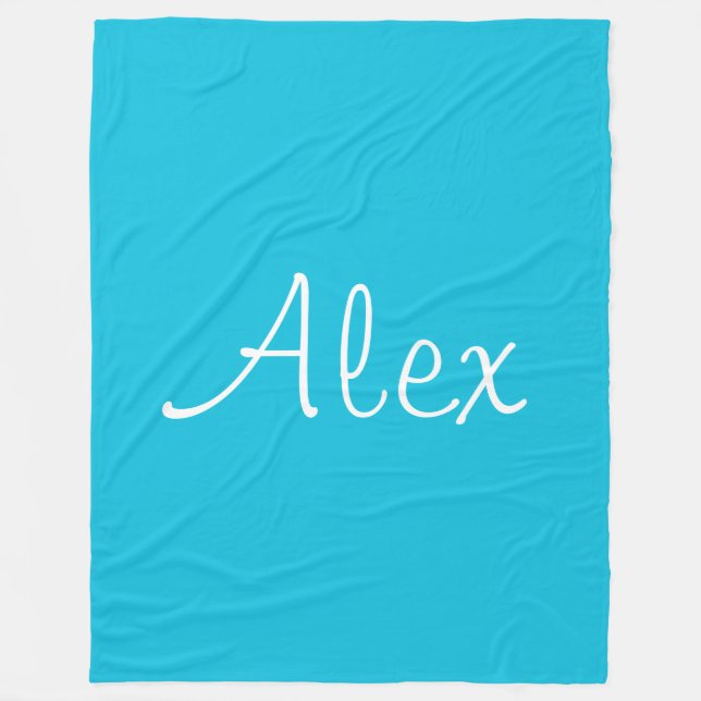 Couverture Polaire Allant Aqua (Devant)