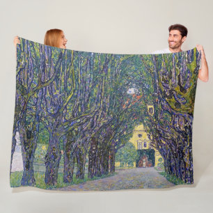 Couverture Polaire Allée au château de Kammer, Gustav Klimt