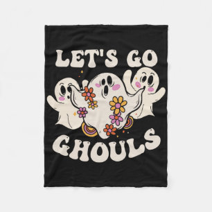 Couverture Polaire Allons Gouls Costume Halloween Citrouille Fantôme