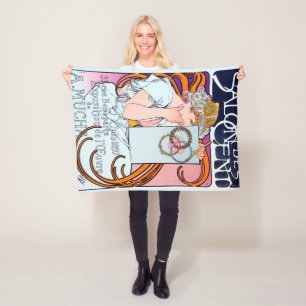 Couverture Polaire Alphonse Mucha