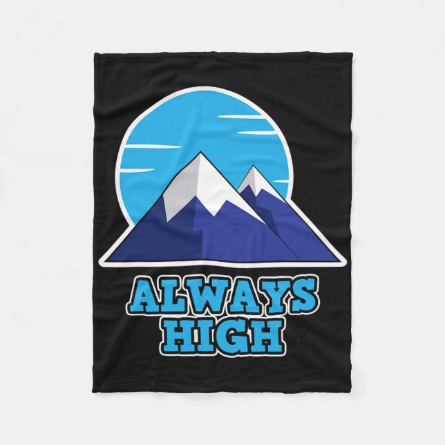 Couverture Polaire Always High For Outdoor Fans - Hiking  (Devant)