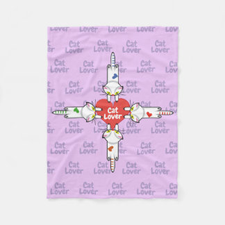 Couverture Polaire Amantes de los gatitos