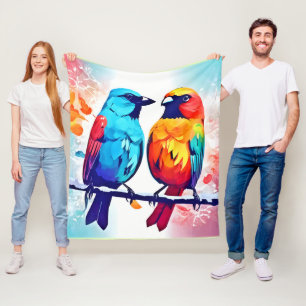 Couverture Polaire Amateurs d'oiseaux tropicaux