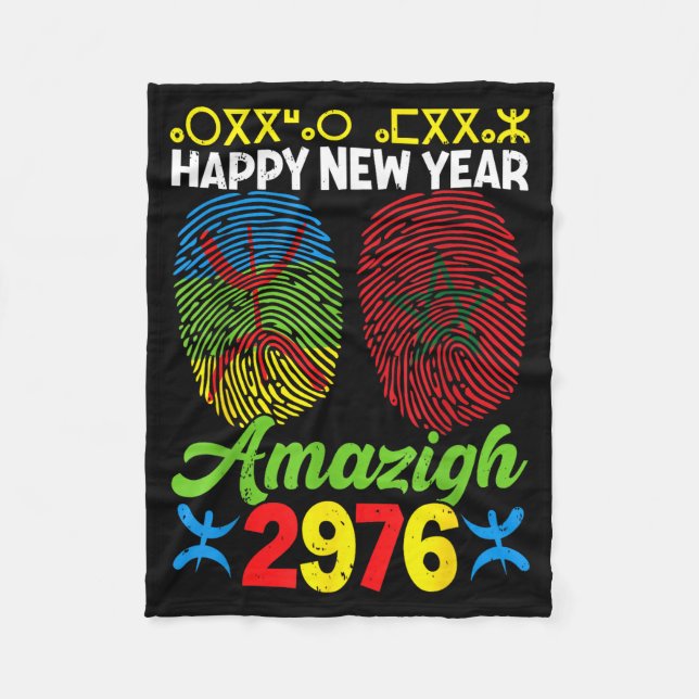 Couverture Polaire Amazigh New Year Celebration 2976 Amazigh New Year (Devant)