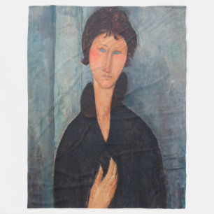 Couverture Polaire Amedeo Modigliani - Femme aux yeux bleus