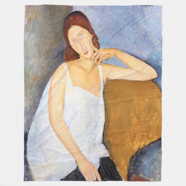 Couverture Polaire Amedeo Modigliani - Jeanne Hebuterne (Devant)