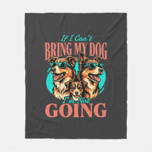 Couverture Polaire Amenez Mon Chien Amateur De Chien Rétro