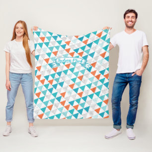 Couverture Polaire Amérindien Baby Boy Tribal Tepee