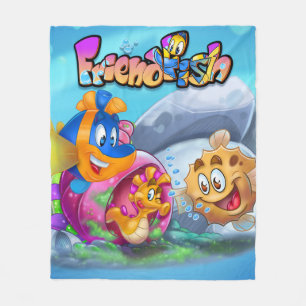 Couverture Polaire AmiFish Fleece Blanket dessin animé
