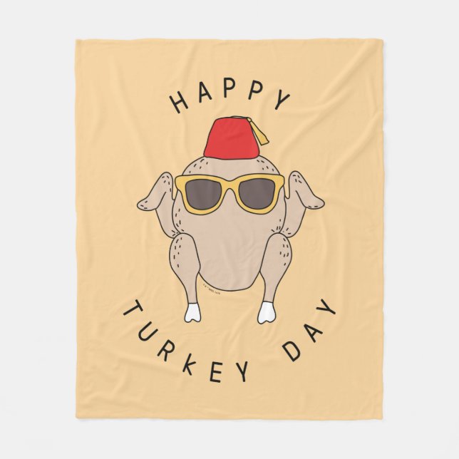 Couverture Polaire AMIS™ | Bonne fête de la Turquie (Devant)