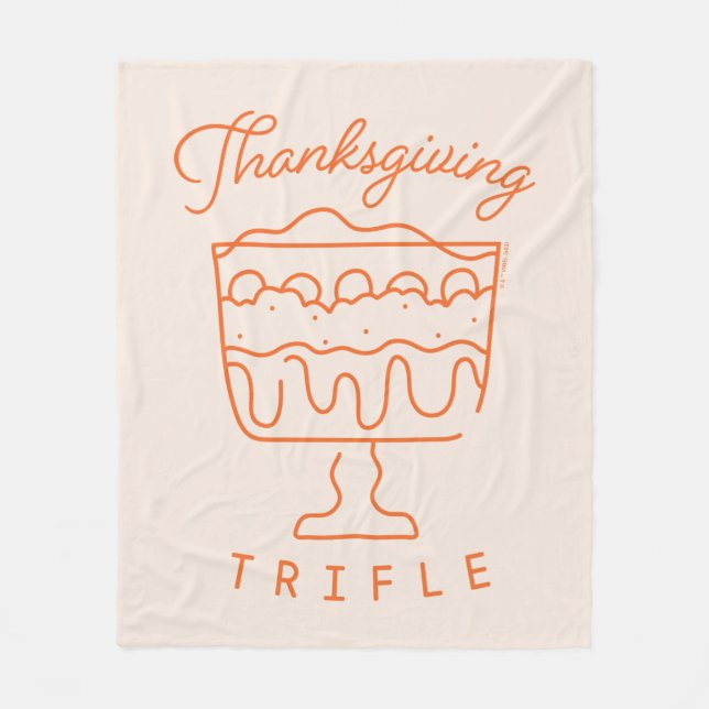 Couverture Polaire AMIS™ | Thanksgiving Trifle (Devant)