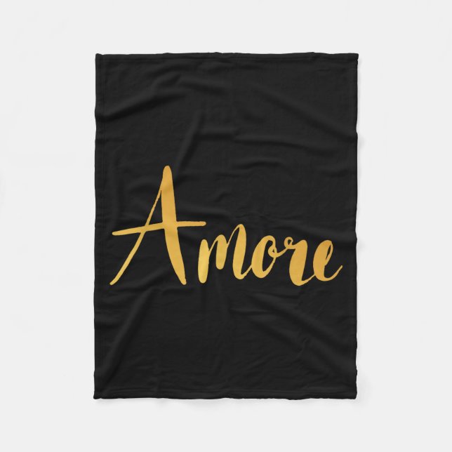 Couverture Polaire Amore - Italian Love Valentine's Day  (Devant)