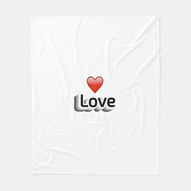 Couverture Polaire Amour (Devant)