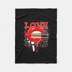 Couverture Polaire amour dans le monde entier streetwear lièvres mode