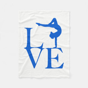 Couverture Polaire Amour de gymnaste
