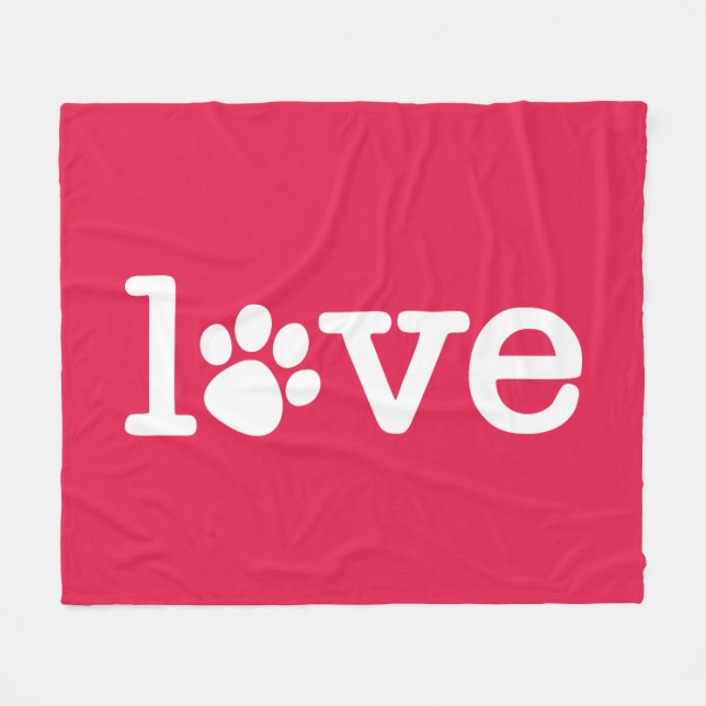 Couverture Polaire Amour des animaux (Devant (Horizontal))