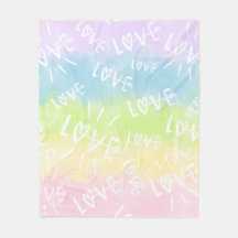 Amour en pastel d'arc-en-ciel