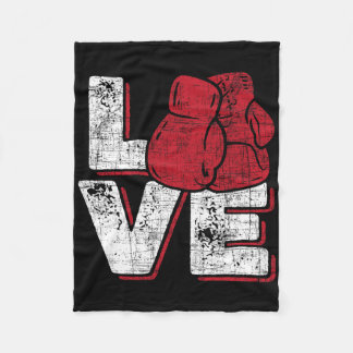 Couverture Polaire Amour - Kickboxer Kickboxing Fitness Workout Marti