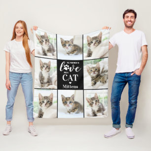 Couverture Polaire Amoureux des chats moderne Animaux de compagnie Pe