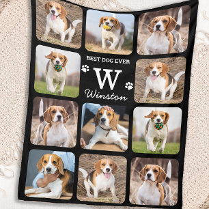 Couverture Polaire Amoureux des chiens personnalisé photo pour animau