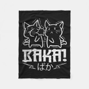 Couverture Polaire Amusant Anime Manga Otaku Baka Rabbit Slap mème