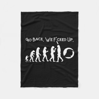 Couverture Polaire Amusant anti-Trump - Retour ! Trump Evolution Tee