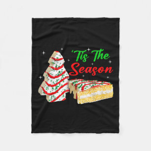 Couverture Polaire Amusant Tis Season Christmas Tree Cakes Debbie