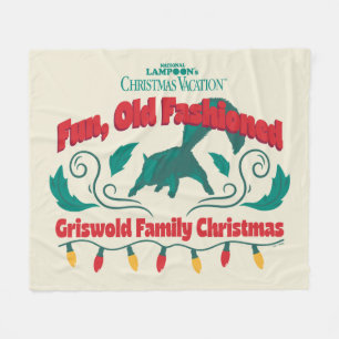 Couverture Polaire Amusant, vieux style Griswold Noël de famille