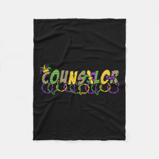 Couverture Polaire Amusante Conseillère Mardi Gras Fête des Chemises 