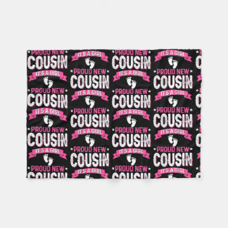 Couverture Polaire Amusante Famille Genre Révéler Fier Nouveau Cousin