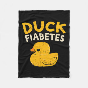 Couverture Polaire Amusants Diabète Sensibilisation I Canard Fiabetes
