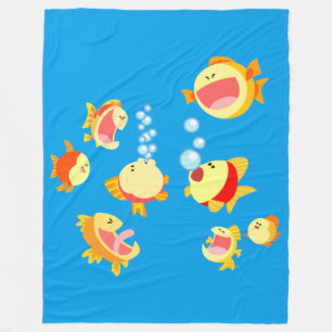Couverture Polaire Amusement dans l'ouatine d'aquarium (poisson de