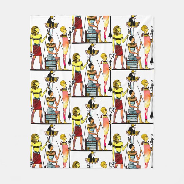 Couverture Polaire Ancien Égypte Pharaons Lavish Ormamentation (Devant)