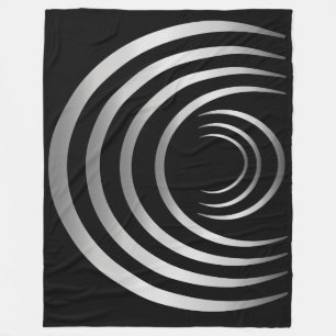 Couverture Polaire Anciens Aliens Argent Crop Circle