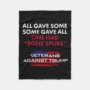 Couverture Polaire Anciens Combattants Anti-Trump Bone Dodger Spurs P
