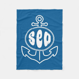 Couverture Polaire Ancre et la mer