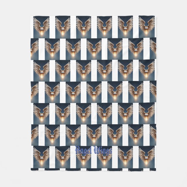 Couverture Polaire Angel Wings Lovely (Devant)