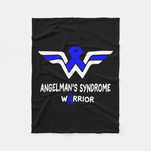 Couverture Polaire Angelmans Syndrome Sensibilisation Guerrier Suppor (Devant)